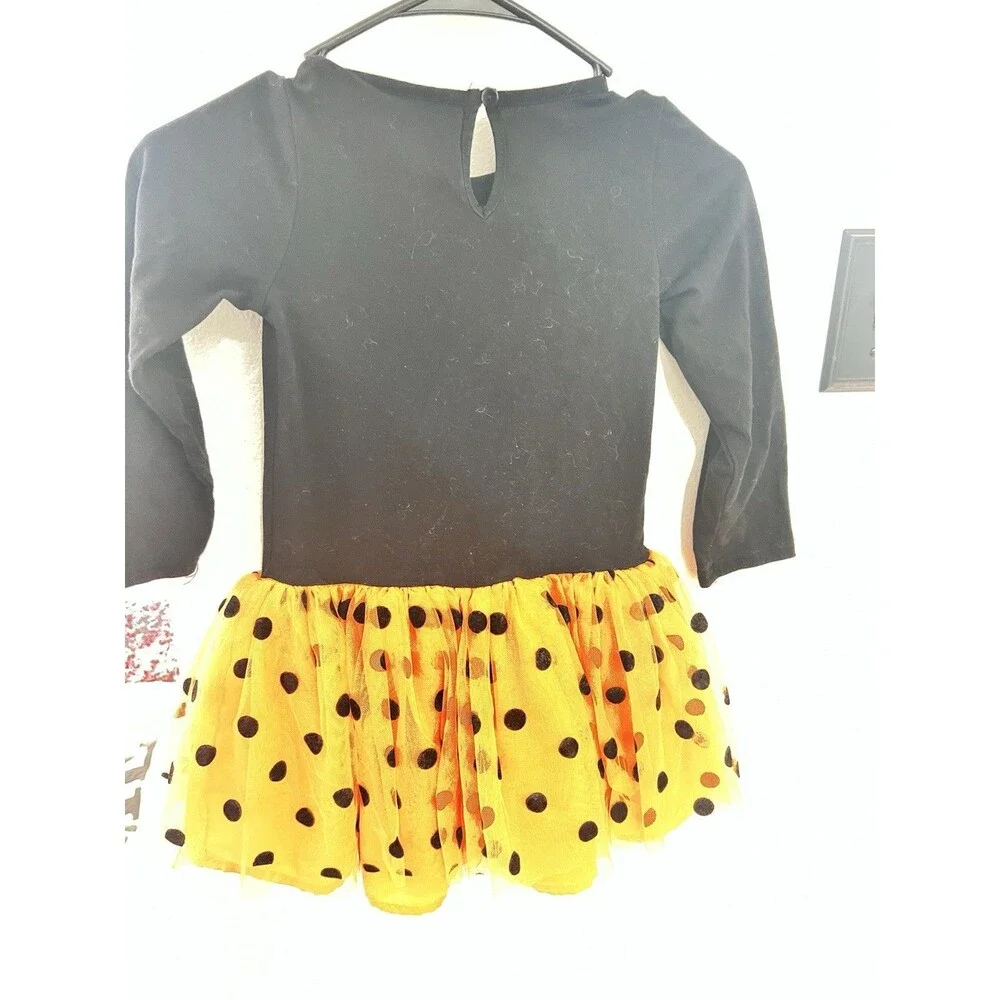 Girls‎ Counting Daisies Halloween Party Tutu Dress Black Cat Pumpkin Size 6